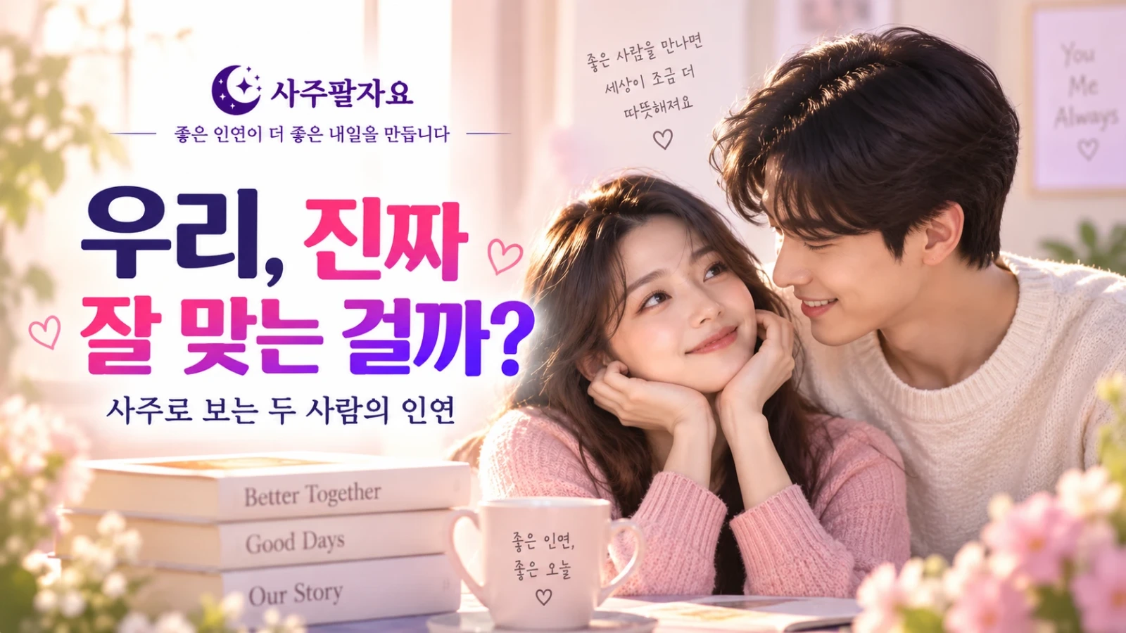 우리, 진짜 잘 맞는 걸까? 사주로 보는 두 사람의 인연 — 궁합 보기