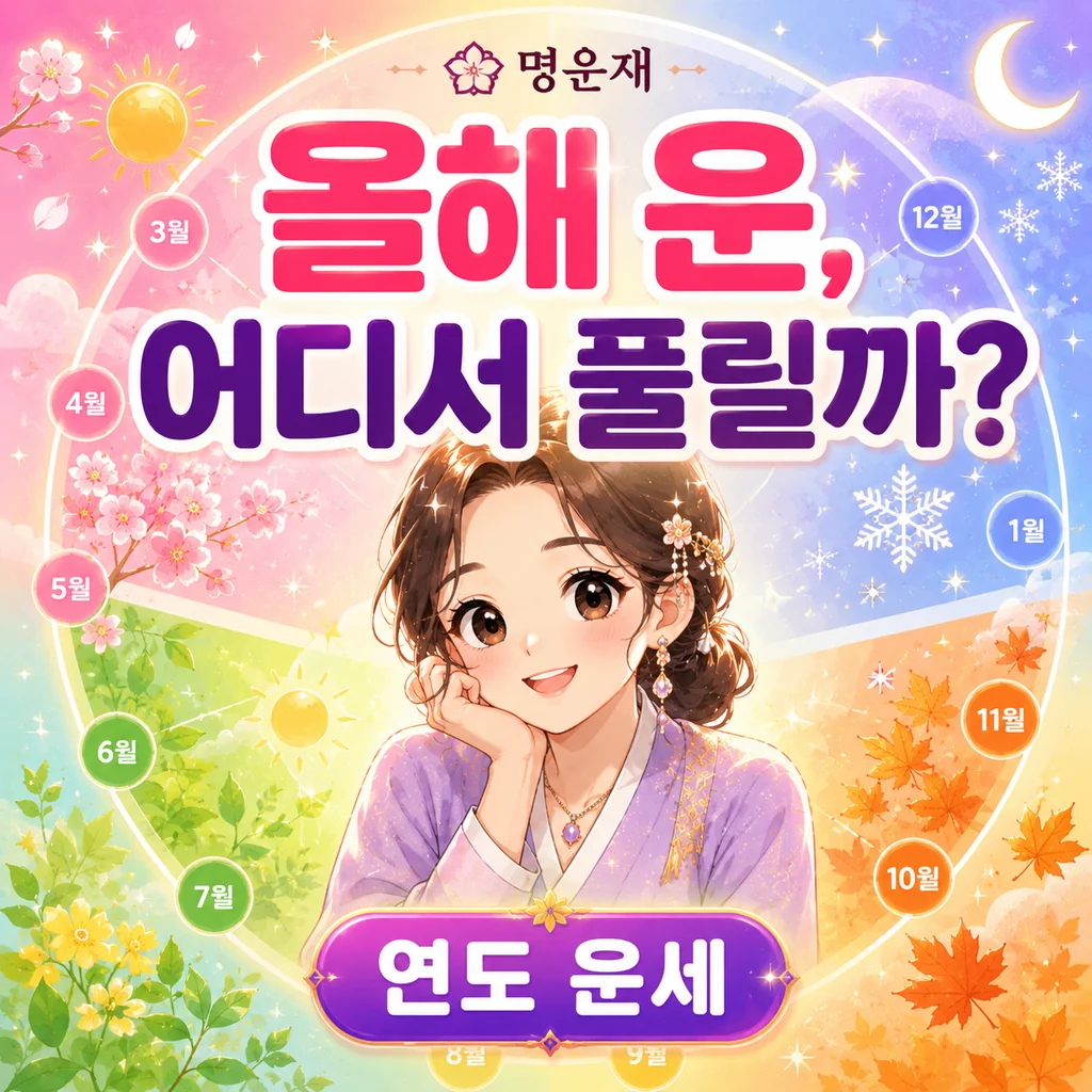 올해 운, 어디서 풀릴까?